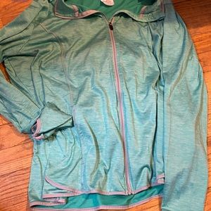 Light green workout jacket